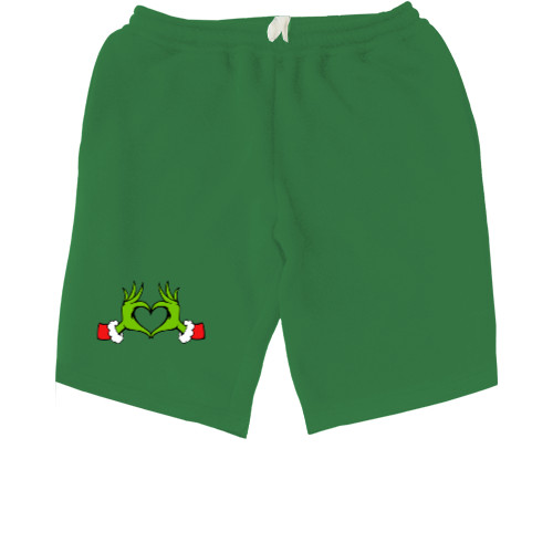 Men's Shorts -  Grinch heart - Mfest