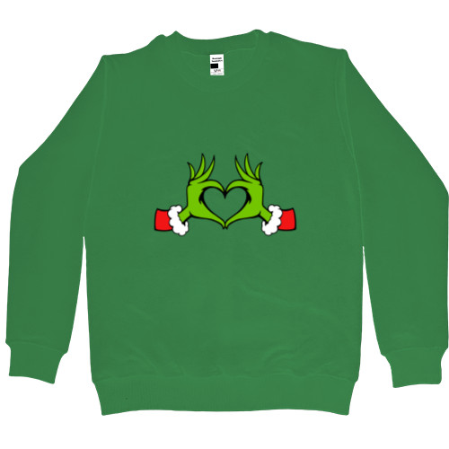 Men’s Premium Sweatshirt -  Grinch heart - Mfest