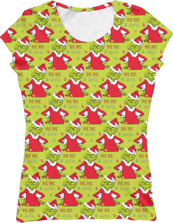 Women's T-Shirt 3D -  Grinch 10 - Mfest