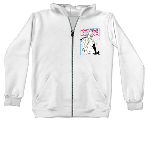 Unisex Zip-through Hoodie - Cyberpunk Edgerunners Lucy - Mfest