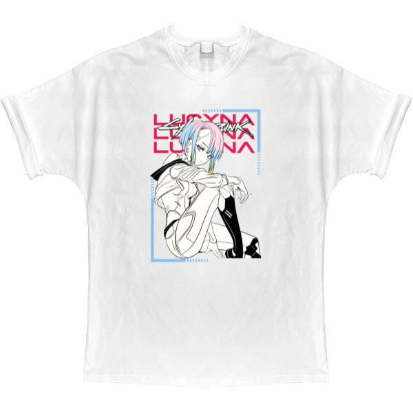 T-shirt Oversize - Cyberpunk Edgerunners Lucy - Mfest