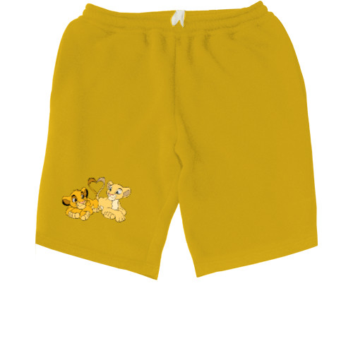 Men's Shorts - Simba and Nala - Mfest