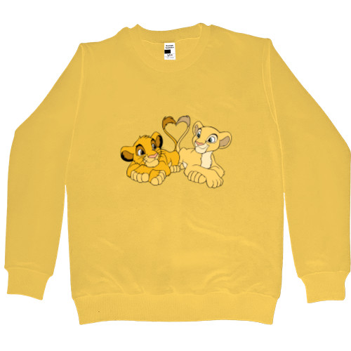 Men’s Premium Sweatshirt - Simba and Nala - Mfest