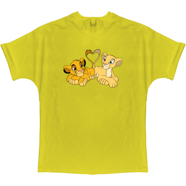 T-shirt Oversize - Simba and Nala - Mfest