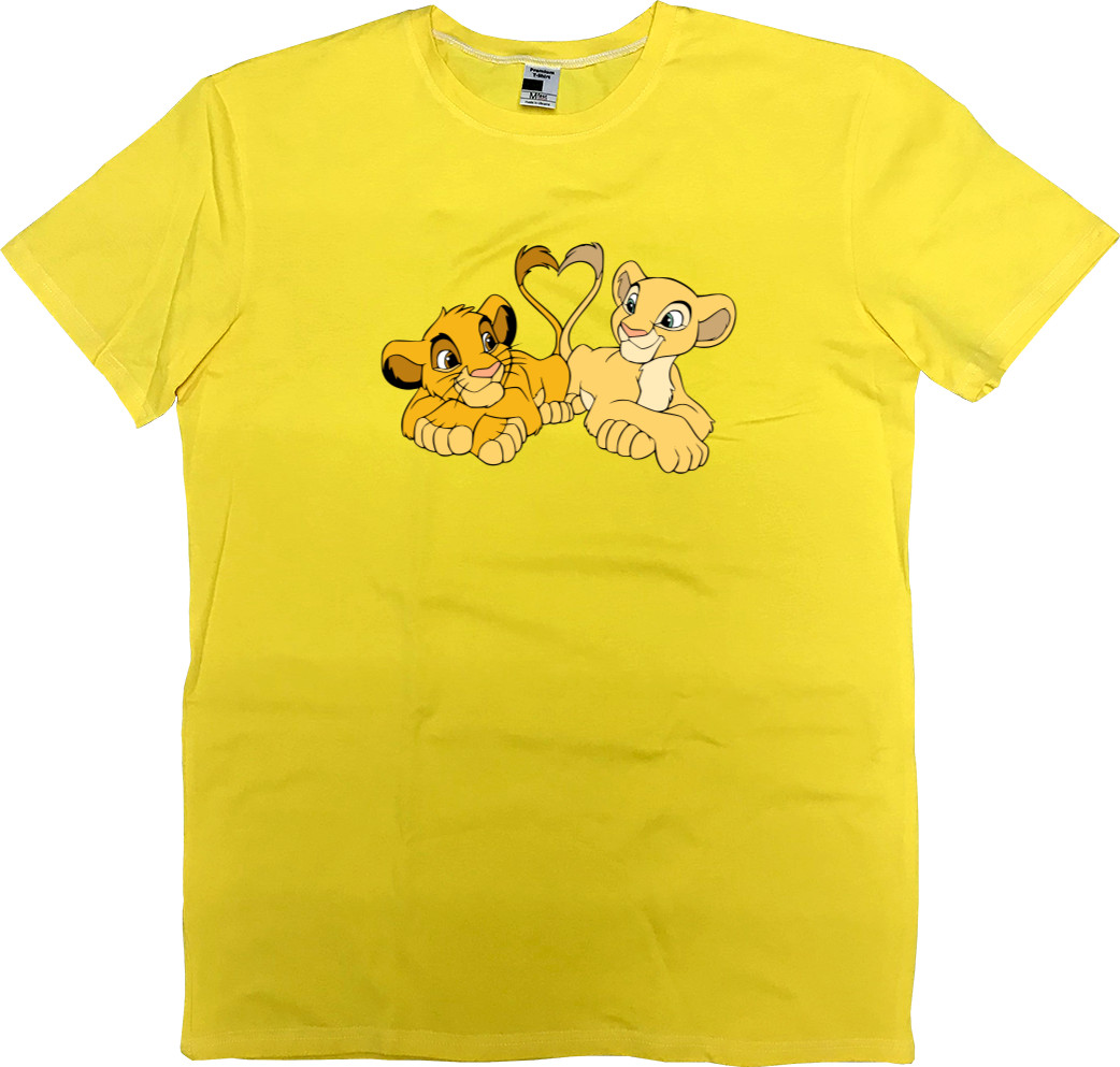 Men’s Premium T-Shirt - Simba and Nala - Mfest