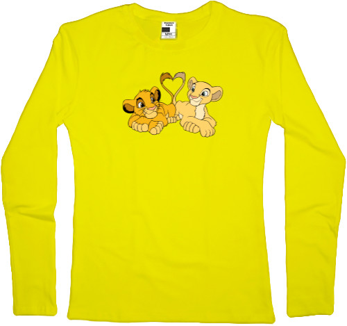 Women's Longsleeve Shirt - Simba and Nala - Mfest