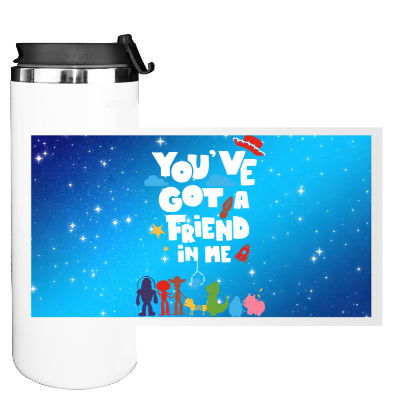 Water Bottle on Tumbler - I am your faithful friend of Toy Story Woody - Mfest