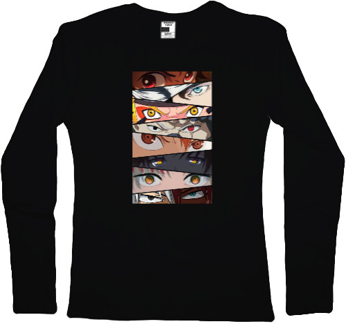 Women's Longsleeve Shirt - Anime Eyes - Mfest