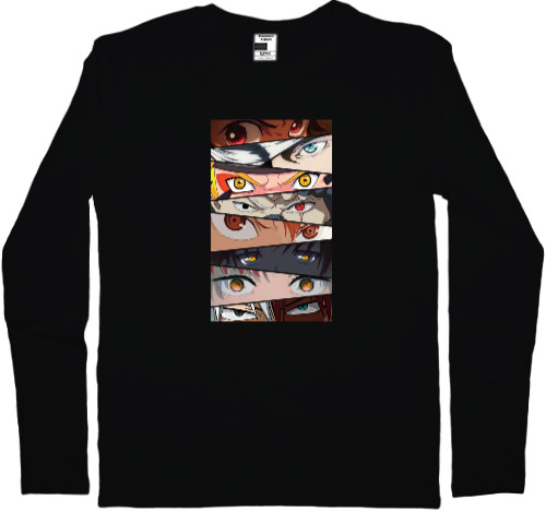 Men's Longsleeve Shirt - Anime Eyes - Mfest