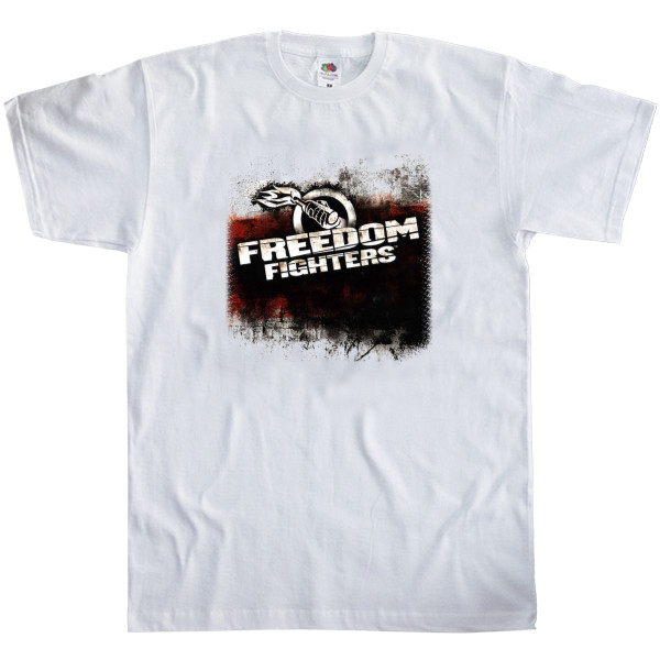 Men's T-Shirt Fruit of the loom - Freedom fighters (1) - Mfest