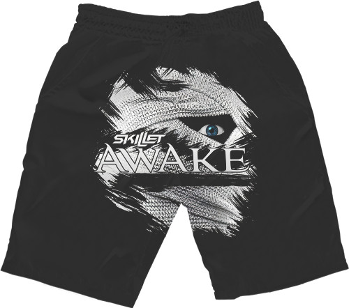 Men's Shorts 3D - Skillet Awake  - Mfest