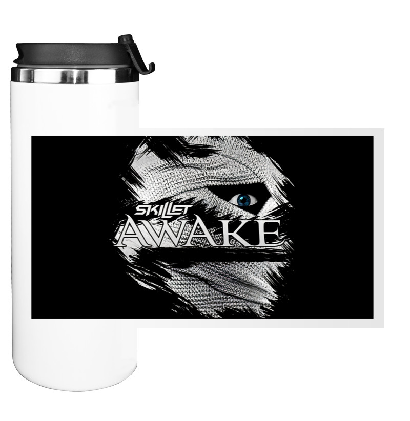 Water Bottle on Tumbler - Skillet Awake  - Mfest