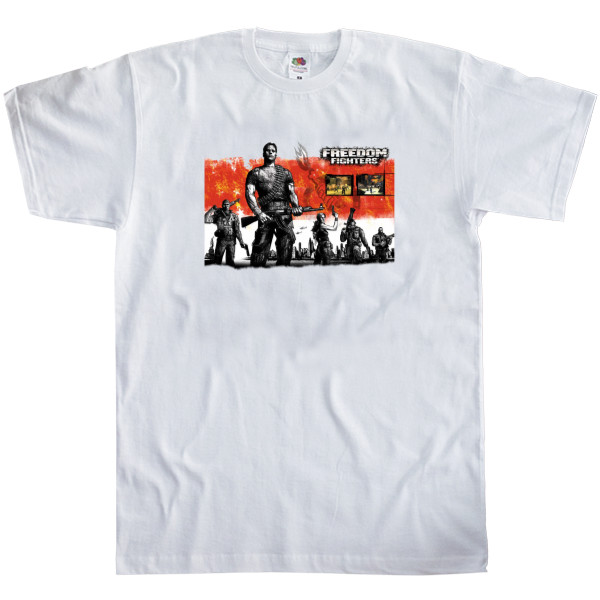 Men's T-Shirt Fruit of the loom - Freedom fighters (2) - Mfest