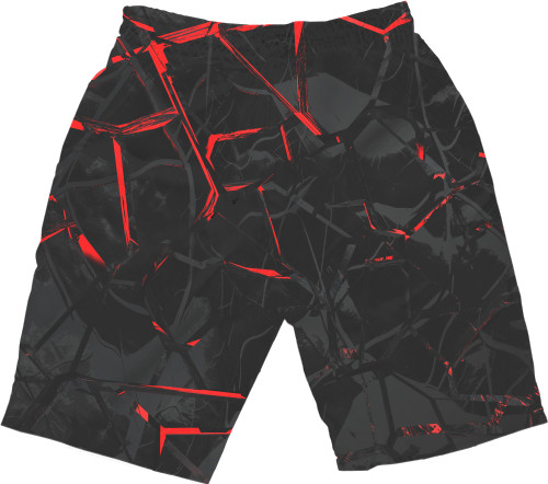 Men's Shorts 3D - Лава - Mfest