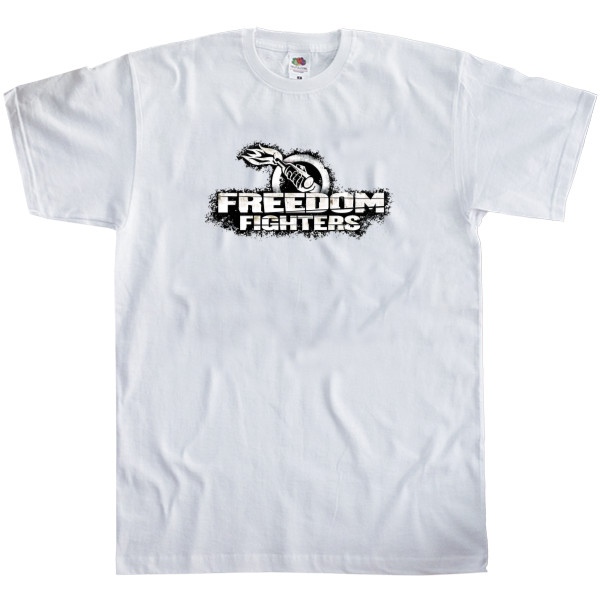 Men's T-Shirt Fruit of the loom - Freedom fighters (3) - Mfest