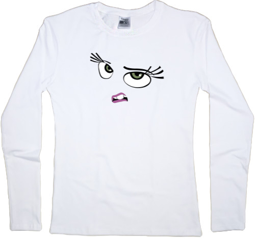 Women's Longsleeve Shirt - The face of disgust - Mfest