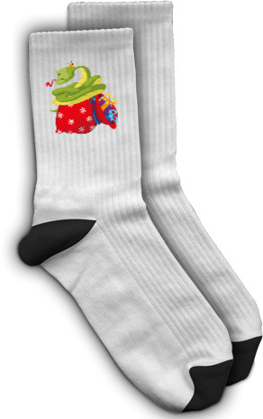 Socks - Snake with gifts - Mfest