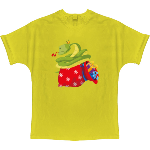 T-shirt Oversize - Snake with gifts - Mfest