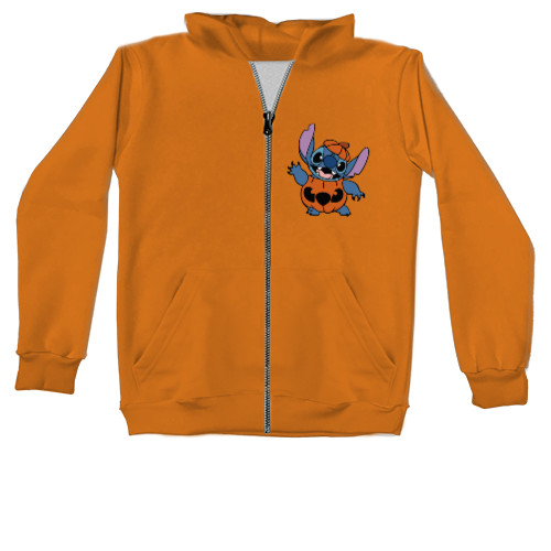 Kids' Zip-through Hoodie - Stitch halloween - Mfest