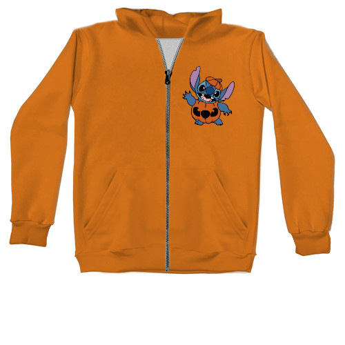 Unisex Zip-through Hoodie - Stitch halloween - Mfest