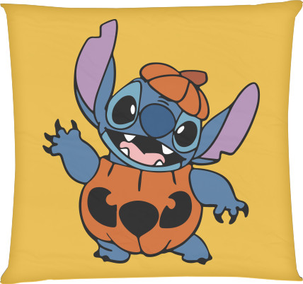 Square Throw Pillow - Stitch halloween - Mfest