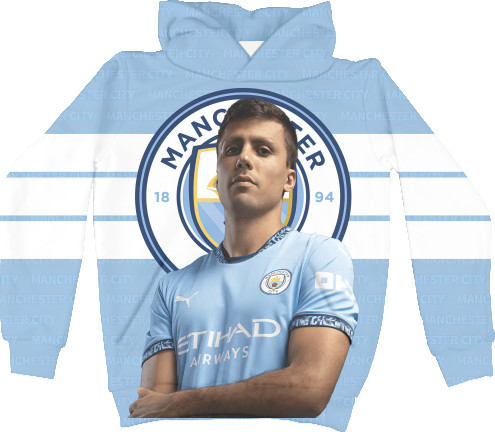 Unisex Hoodie 3D - Rodrigo Hernandez Manchester City - Mfest