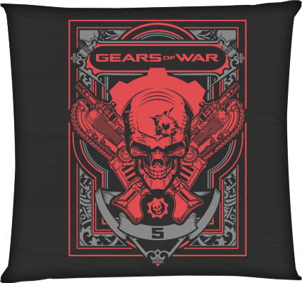 Подушка квадратная - Gears of War 8 - Mfest