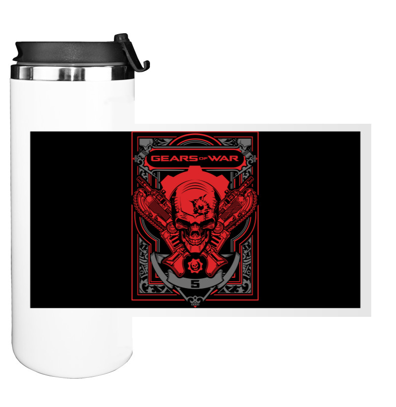 Water Bottle on Tumbler - Gears of War 8 - Mfest