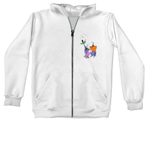 Kids' Zip-through Hoodie - Оггі та Кукарачі  - Mfest