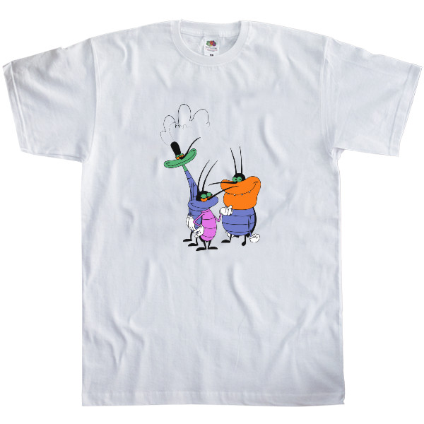 Kids' T-Shirt Fruit of the loom - Оггі та Кукарачі  - Mfest