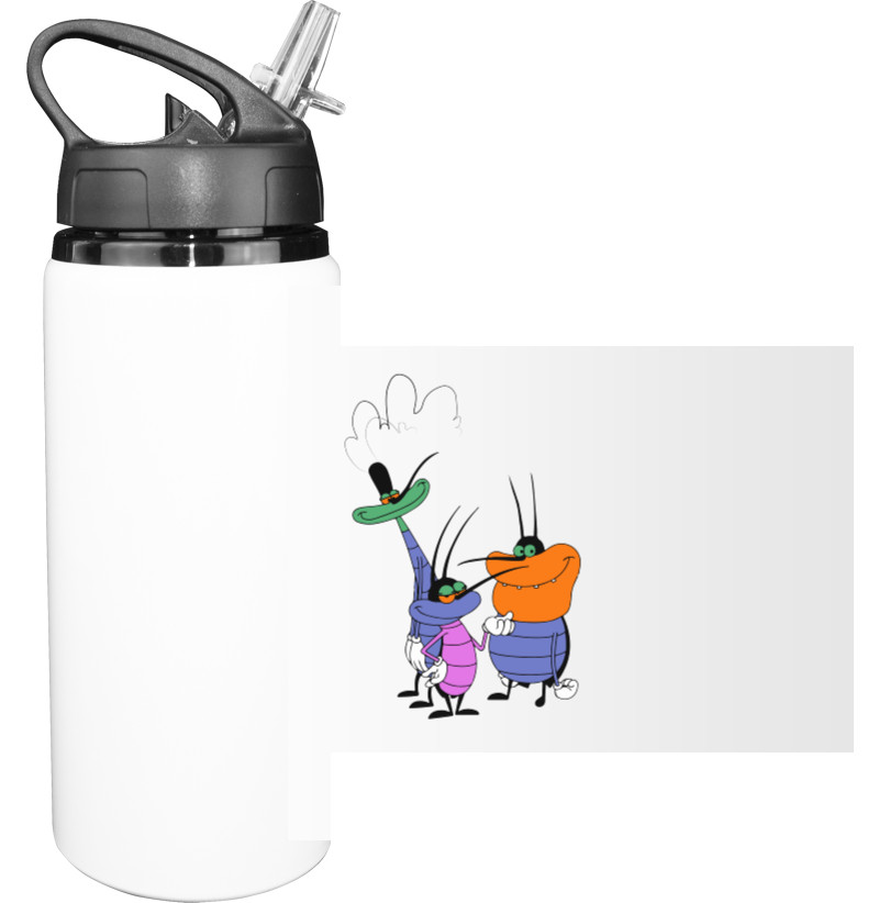 Sport Water Bottle - Оггі та Кукарачі  - Mfest