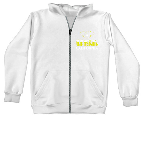 Unisex Zip-through Hoodie - USA California - Mfest