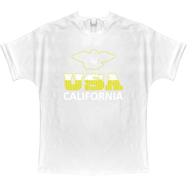 T-shirt Oversize - USA California - Mfest