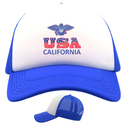 Trucker Cap - USA California Bl - Mfest