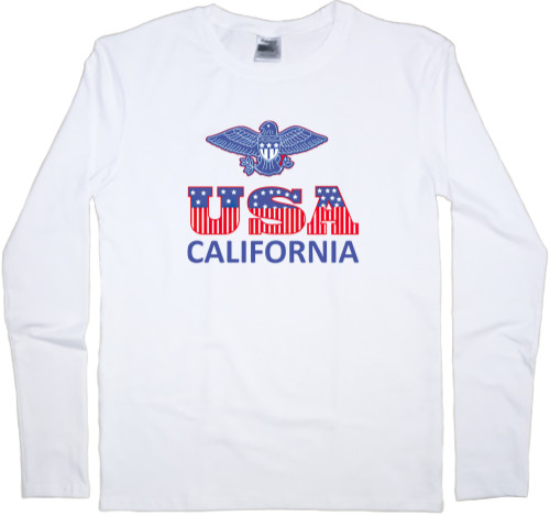 Kids' Longsleeve Shirt - USA California Bl - Mfest