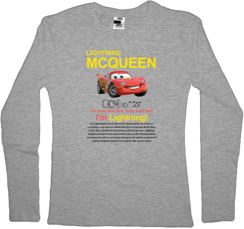 Women's Longsleeve Shirt - Lightning Mcqueen - Mfest