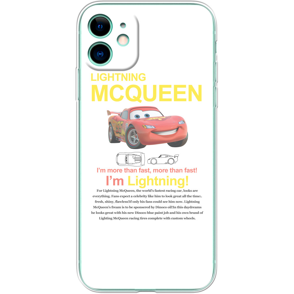 Чохол iPhone - Lightning Mcqueen - Mfest