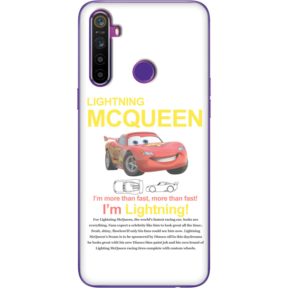 Чехол Realme - Lightning Mcqueen - Mfest