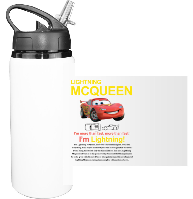 Sport Water Bottle - Lightning Mcqueen - Mfest