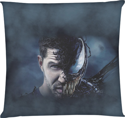 Square Throw Pillow - Venom - Mfest