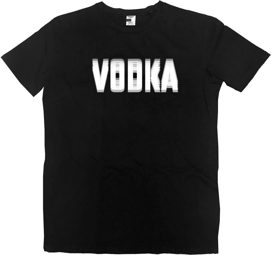 Men’s Premium T-Shirt - Vodka Glitch Effect - Mfest