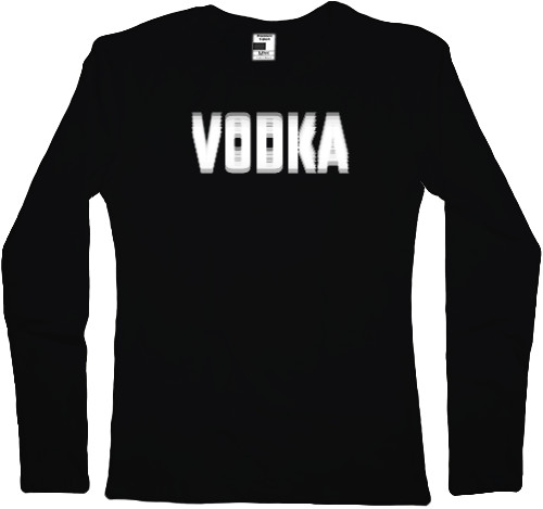 Women's Longsleeve Shirt - Vodka Glitch Effect - Mfest