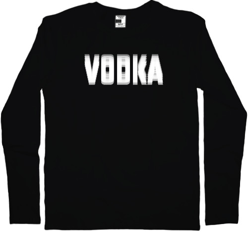 Men's Longsleeve Shirt - Vodka Glitch Effect - Mfest