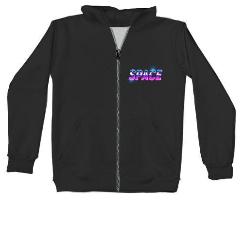 Kids' Zip-through Hoodie - Space - Mfest