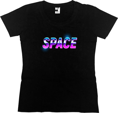 Women's Premium T-Shirt - Space - Mfest