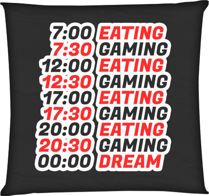 Square Throw Pillow -  Zadrot schedule - Mfest