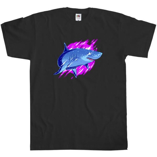 Men's T-Shirt Fruit of the loom - Shark Neon - Mfest