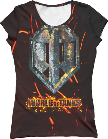 Women's T-Shirt 3D - World of Tanks - Mfest