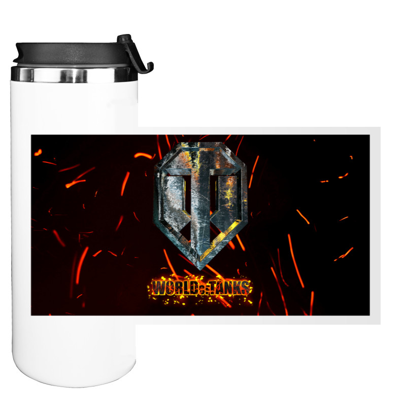 Water Bottle on Tumbler - World of Tanks - Mfest