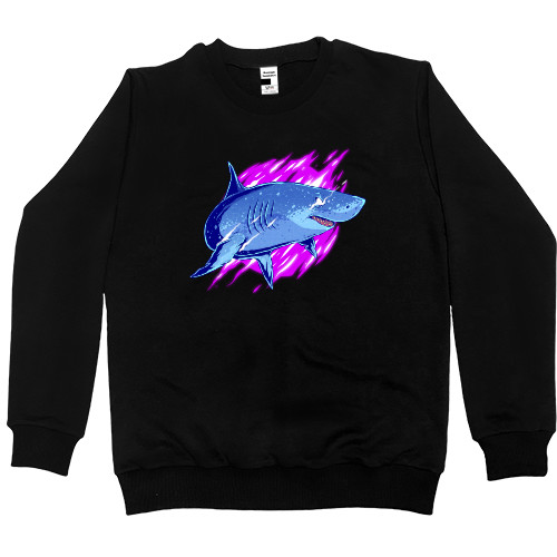 Women's Premium Sweatshirt - Shark Neon - Mfest